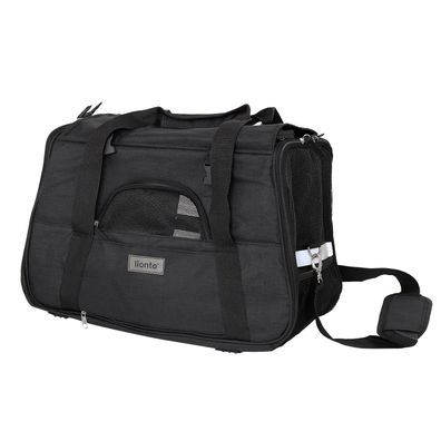 lionto Faltbare Katzentasche Katzenbox Reisetasche für Haustiere Katzentransportbo