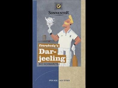 Sonnentor Everybody's Darjeeling Tee, Doppelkammerbeutel 27g