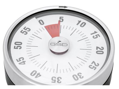 GSD Kurzzeitmesser mit Restlaufanzeige Edelstahl