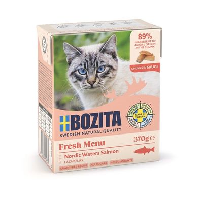 Bozita Cat Häppchen in Soße Lachs 6 x 370g