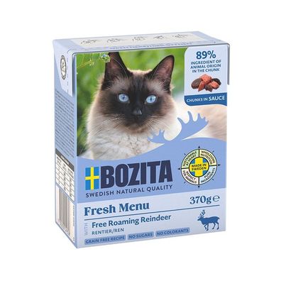 Bozita Cat Häppchen in Soße Rentier 6 x 370g