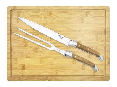 HAWS Laguiole Tranchier Messer-Set inkl. Schneidebrett