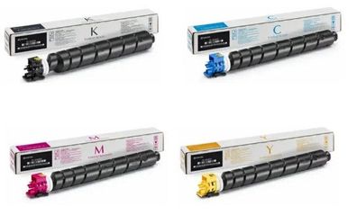 Kyocera TK-8345 Toner schwarz cyan magenta gelb SET Multipack