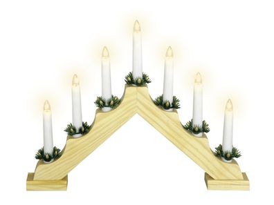 Stimmungsleuchter 7 flammig natur