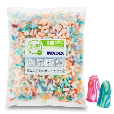 Moldex 7860 Gehörschutzstöpsel Nachfüllpackung 35 dB einweg 500 Paar