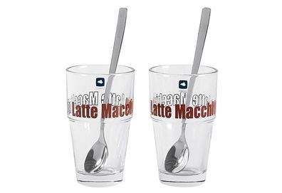 Leonardo Latte Macchiato Set Solo LM 370 ml 14,5cm 4 teilig