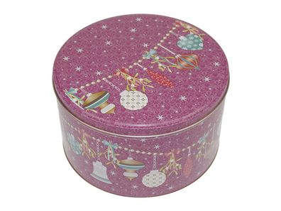 GAWOL Gebäckdose Xmas Ornaments Ø25cm H 14,4cm