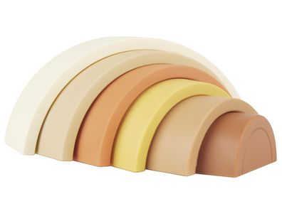 BIECO Regenbogen Silikon Chocolate Bliss 6tlg