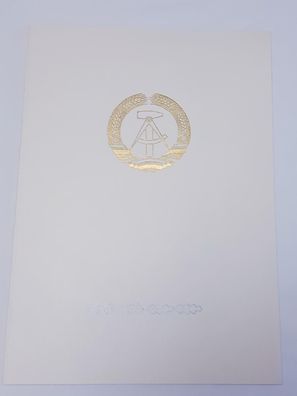 DDR Urkunde SG Dynamo Fürstenwalde XXVI. sozialistischer Wettbewerb März 1980