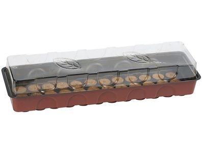 Windhager Fensterbank-Treibhaus mit 36 Quelltabs 54x16x6cm