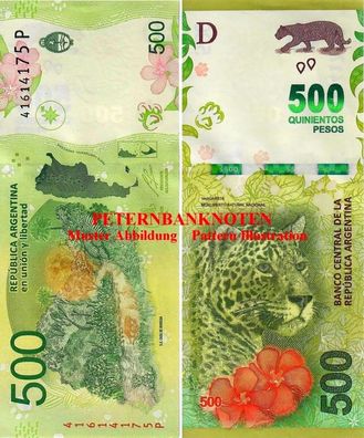 Argentinien / Argentina 500 Pesos 20.16 UNC. P 365 Serie Q #6231#