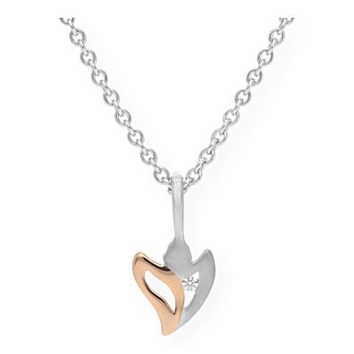 JuwelmaLux Anhänger 925/000 Sterling Silber roségold plattiert Schutzengel JL20-02-03