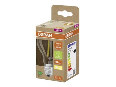 OSRAM LED Filament Birne ULTRA EFF. E27 2,2W 470lm 3.000K klar