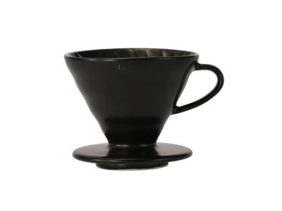 HARIO Kaffeefilter Gr.02 V60 Porzellan schwarz