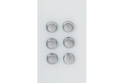 ZELLER Present Magnet Edelstahl Ø2,7cm silber 6 Stück
