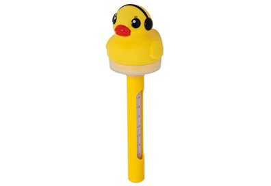HI Solarbetriebener Thermometer Ente 7,6x24,1cm