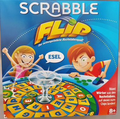 Scrabble Flip Brettspiel CJN60 Mattel Buchstabenspiel Wörter Neuware