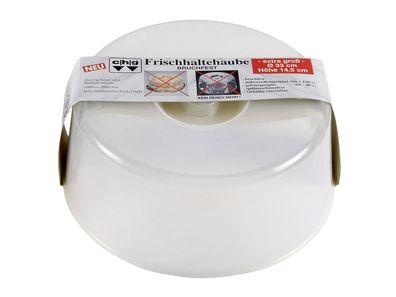 CHG Haube für Tortenplatte bruchfest Kunststoff 14,5cm Ø33cm