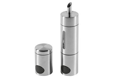 ZELLER Present Süßstoff-Spender Edelstahl 7,5cm Ø4,7cm silber