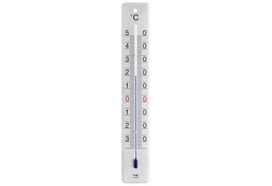 TFA Innen-Außen-Thermometer Edelstahl gebürstet 4,5x9x2,8cm