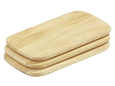 Zassenhaus Frühstücksbrett Holz 22x15cm 3er