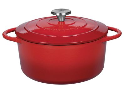 Küchenprofi Bratentopf Provence rund 24cm classic red