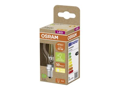 OSRAM LED Filament Tropfen ULTRA EFF 2,5W 470lm 2.700K klar