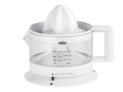 BRAUN Zitruspresse CJ 3000 Saftbehälter 350 ml 20 W weiß