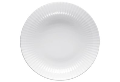 Teller tief Relief weiß 2er