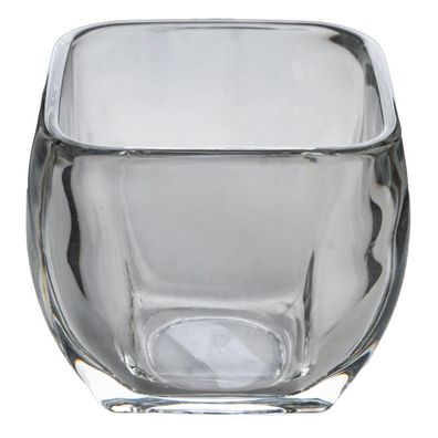 SANDRA RICH Glas Votive eckig mittel 11,0x10,6x9,6cm