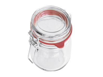 EMSY Drahtbügelglas Bocal 1140 ml mit Ring 65x90mm