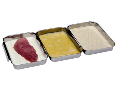 CHG Panier-Set Edelstahl 23x15x3cm 3teilig