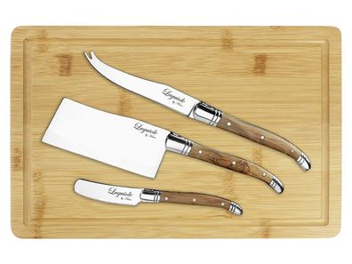 HAWS Laguiole Käsemesser Set 3teilig inkl. Schneidebrett