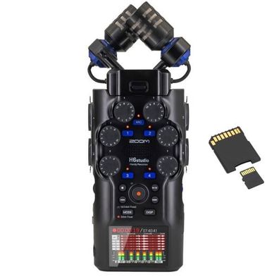 Zoom Audio-Recorder H6 Studio mit Speicherkarte