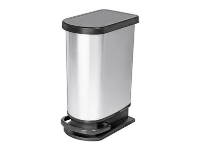 ROTHO Treteimer Paso mono 50l silber