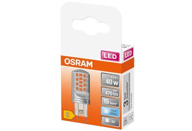 OSRAM LED Stift 4,2W G9 470lm 4.000K klar