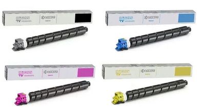 Kyocera TK-8375 Toner SET Multipack schwarz cyan magenta gelb