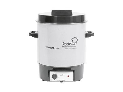 Kochstar Einkochautomat WarmMaster ohne Uhr 27 l Ø35cm steingrau/weiß