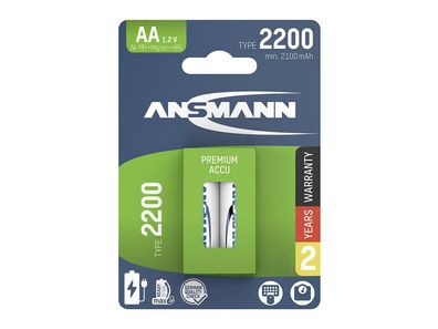 ANS Akku MaxE Mignon 2,1A 2er