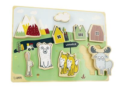HEJ LØNNE Steckpuzzle