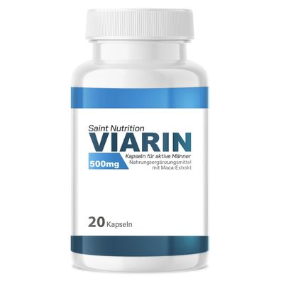 Saint Nutrition® Viarin 500mg | für Männer - mehr Potenz - Potenzmittel