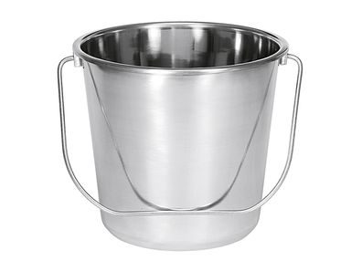 KARL KRÜGER Eimer 8 l Ø24cm Edelstahl