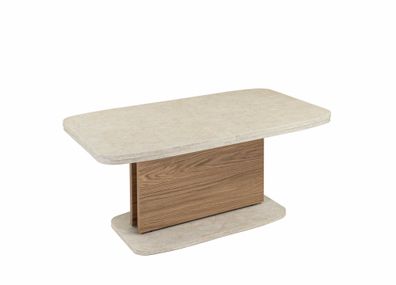 Couchtisch höhenverstellbar Cora Muschel Sandstein