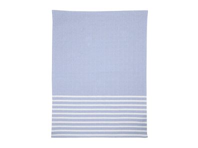 Fussenegger Kids Waffeldecke Streifen 90x70cm bleu