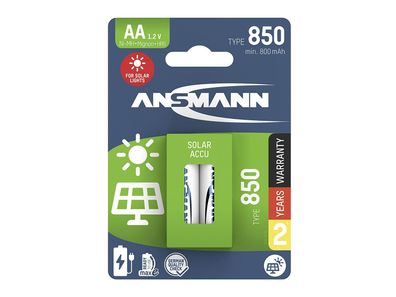 ANS Akku NimH Solar AA 2er