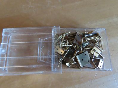 Klapphaken Bilderrahmen-Haken mit Nägel verschiedene größen /14St