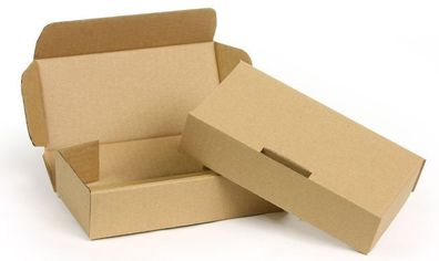 Maxibriefkarton Versand Schachtel Aussenmass 200x100x50 mm Braun Neu