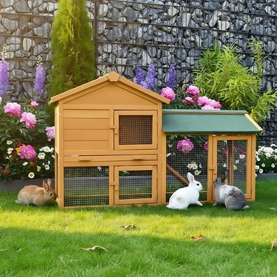 Hasenstall Kaninchenstall Meerschweinchenstall Stall 001