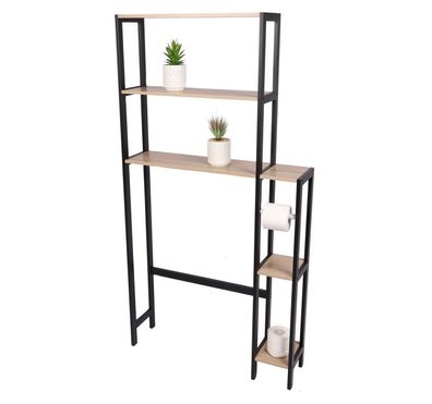 Urban Living WC Bad-Regal Colorado Badezimmerregal 78x20x150 cm Toiletten-Überbau