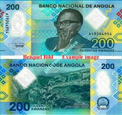 Angola 200 Kwanzas 2020 Unc. polymer P 160a #693#
